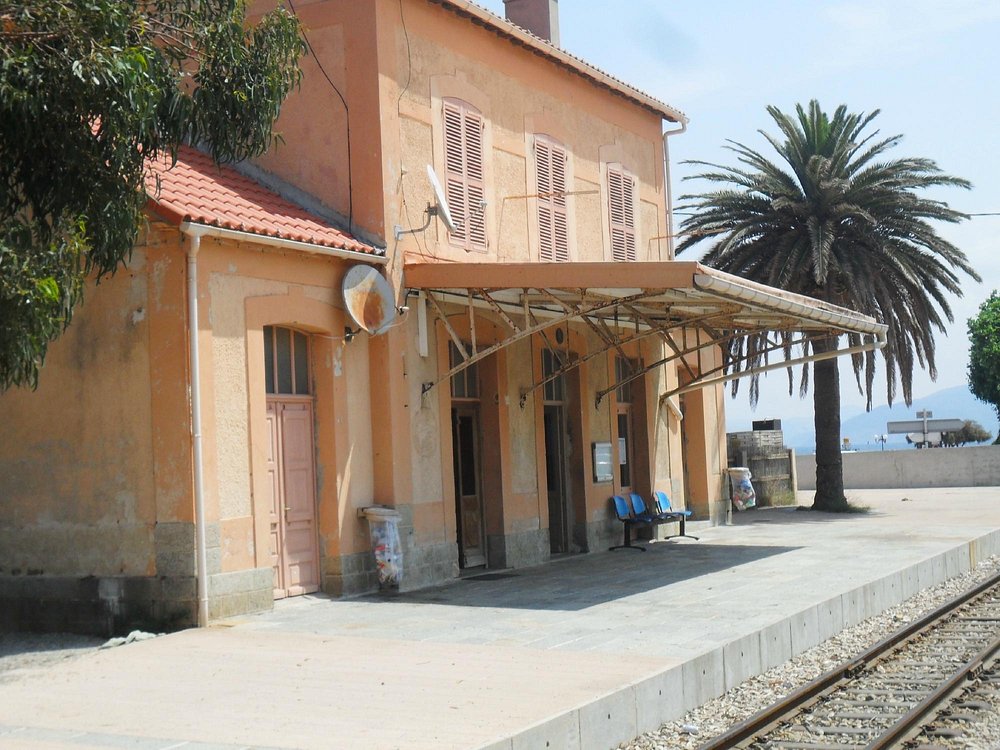 Treintje door de bergen